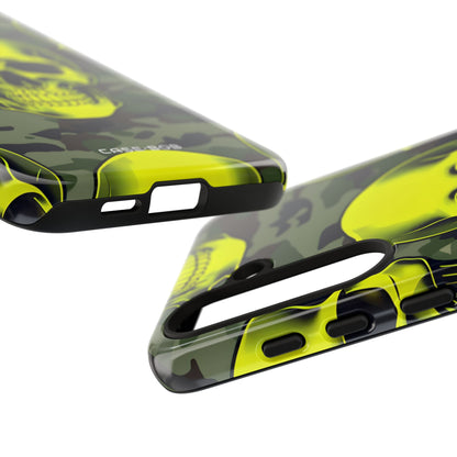 Neon Skull Camo Samsung S24 Plus Case - Tough