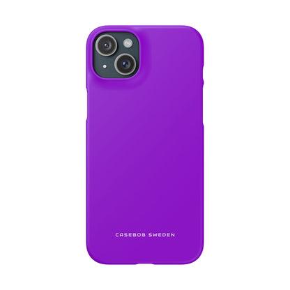 Dark Violet iPhone 15 - Slim Phone Case