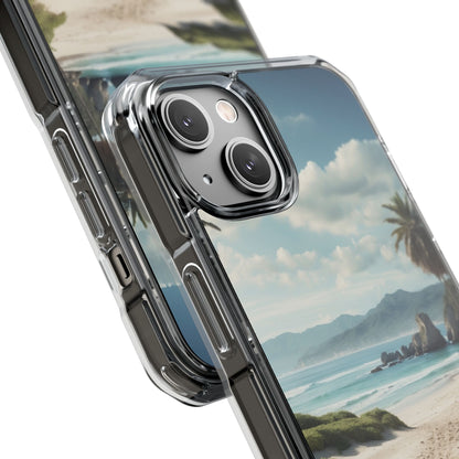 Footprints Trace Sand iPhone Case - Impact