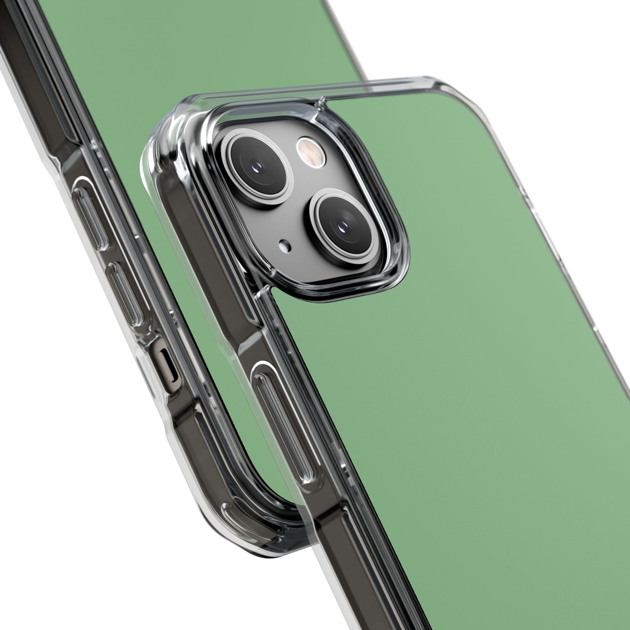 Dark Sea Green - Clear Impact Case for iPhone