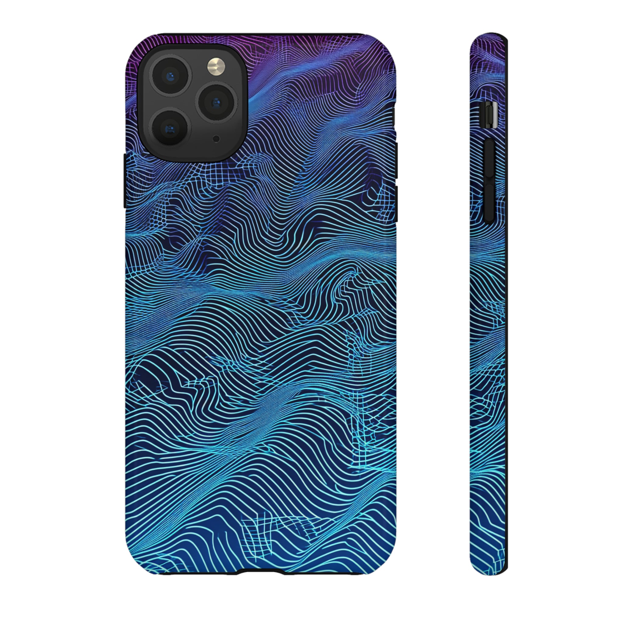 AI Interface: Tech Gradient - Protective Phone Case