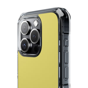 Straw Yellow | Phone Case for iPhone (Clear Impact Case - Magnetic)