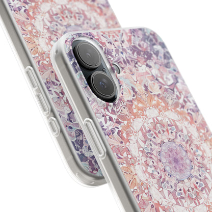 Purple Pink Mandala - Flexi iPhone 16 Phone Case