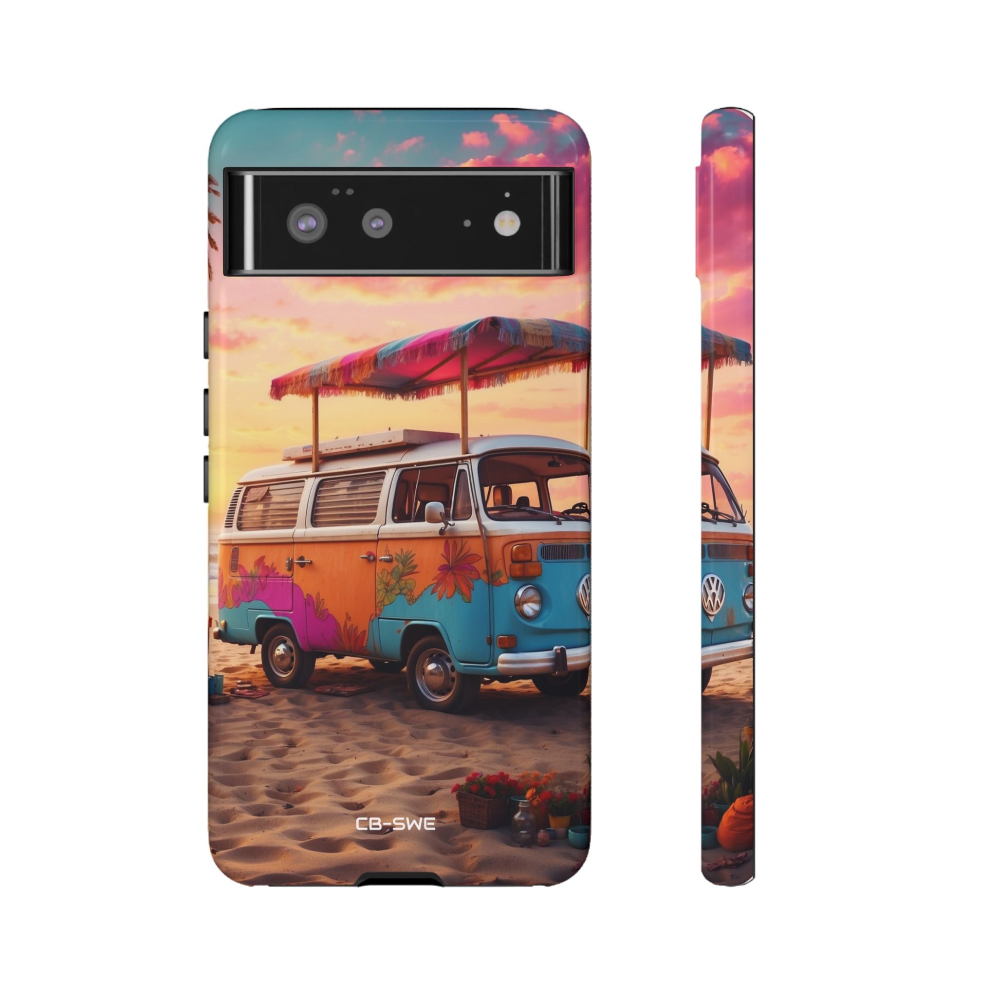 Van Rests at Shore - Google Pixel Case