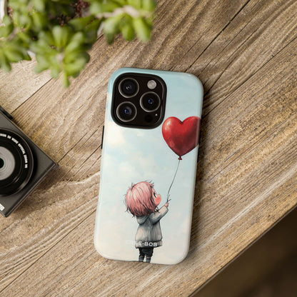 Heart Balloon Glow iPhone 16 Pro Case - Tough