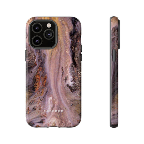 Pink Marble Ink Art - Protective Phone Case