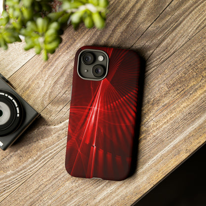 Red Disco Lights - Protective Phone Case