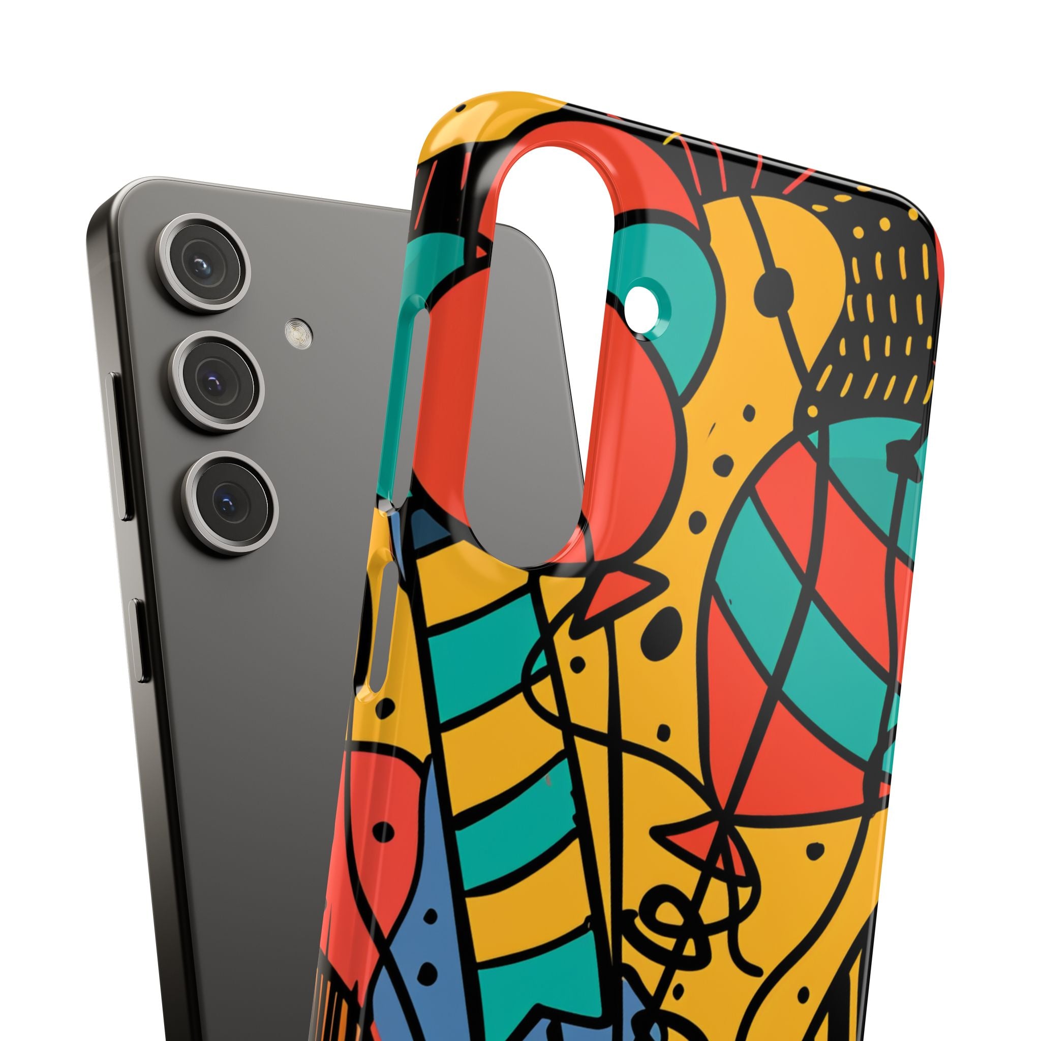 Playful Lines in Motion Samsung S24 - Slim Phone Case