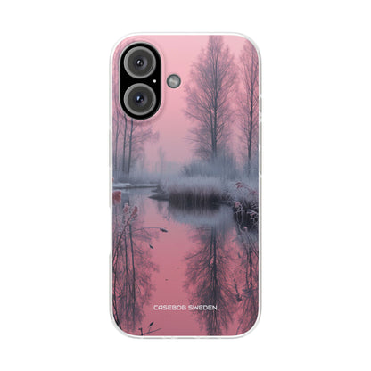 Pink Serenity Case - Flexi iPhone 16 Phone Case