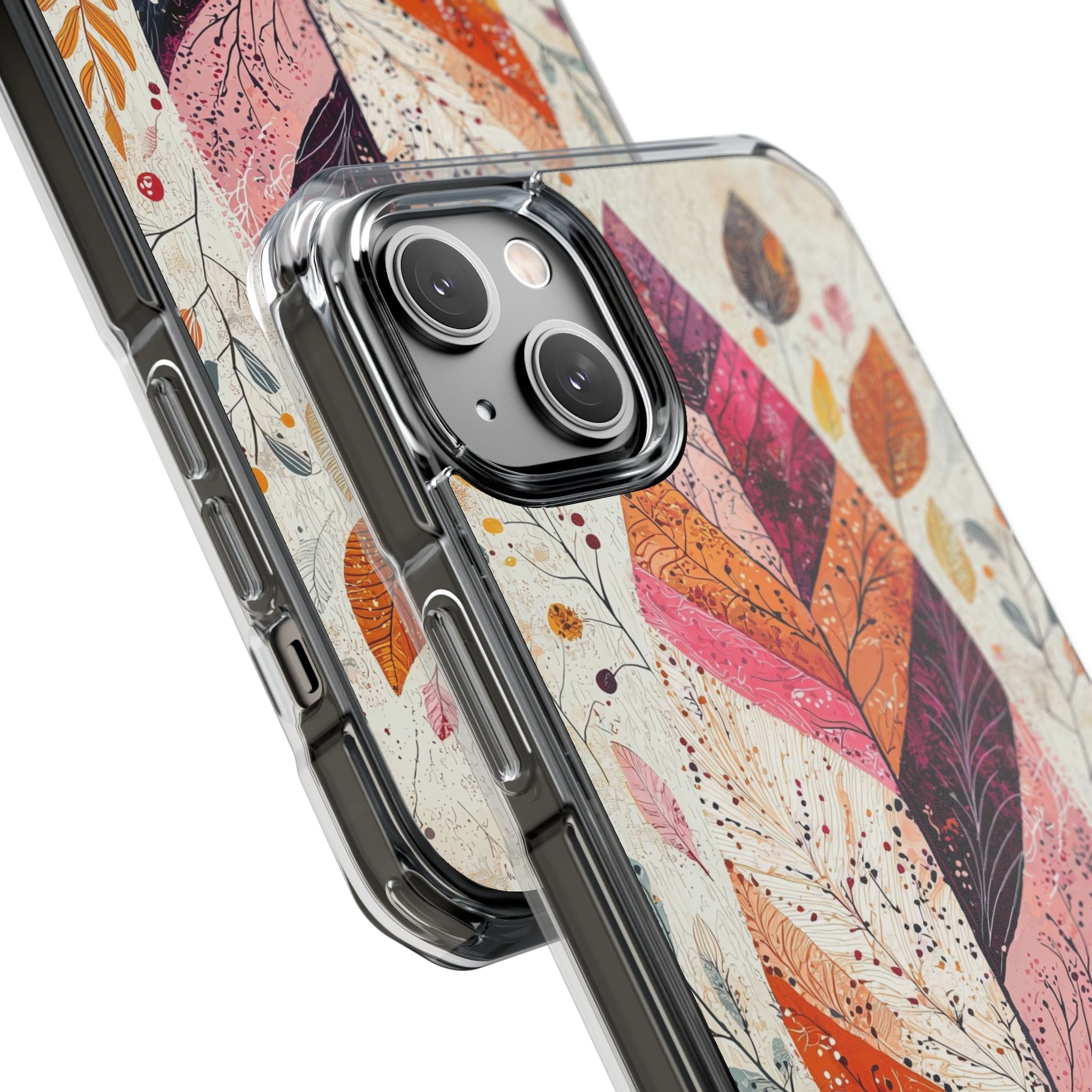 Vibrant Leaves Dance iPhone Case - Impact