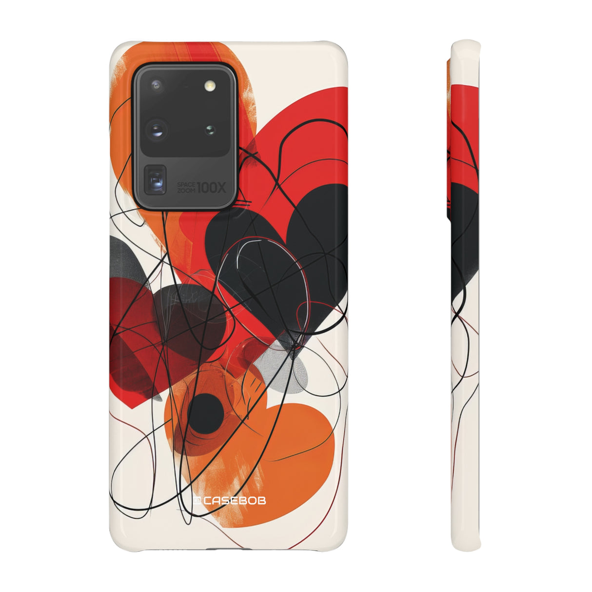 Fiery Hearts | Slim Phone Case for Samsung