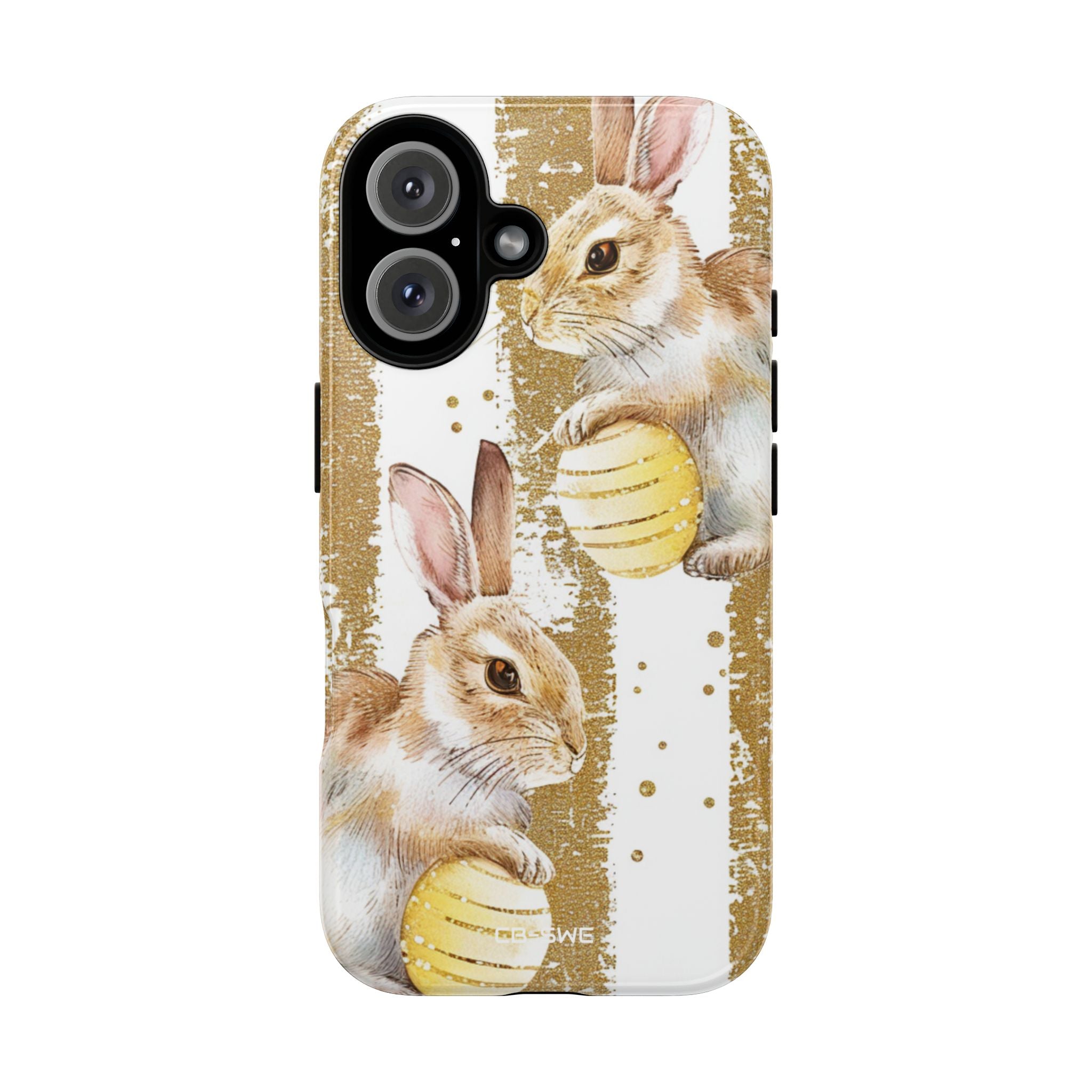 Bunnies Hold Eggs - iPhone Case