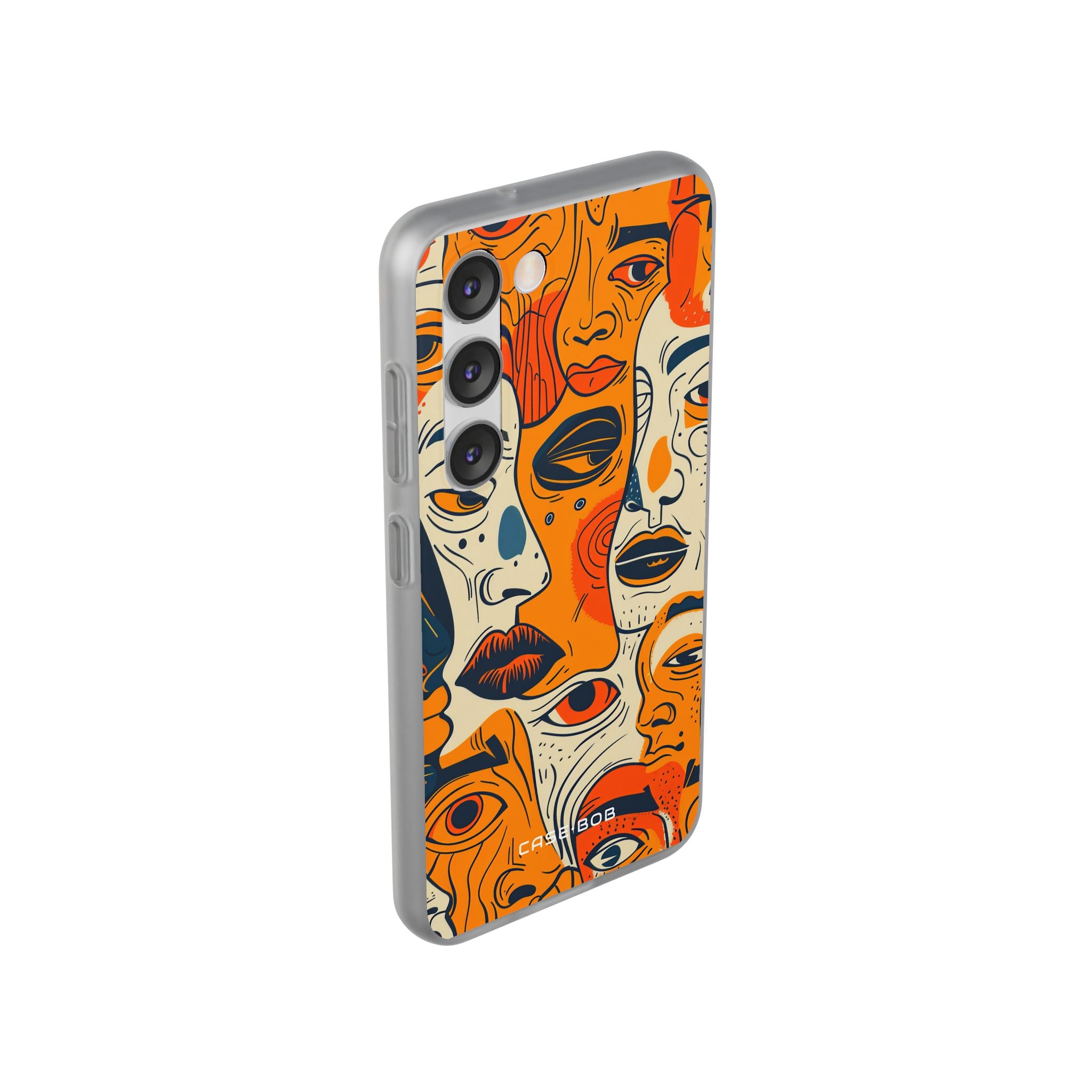 Tangled Faces Sunset Samsung S23 Case - Soft