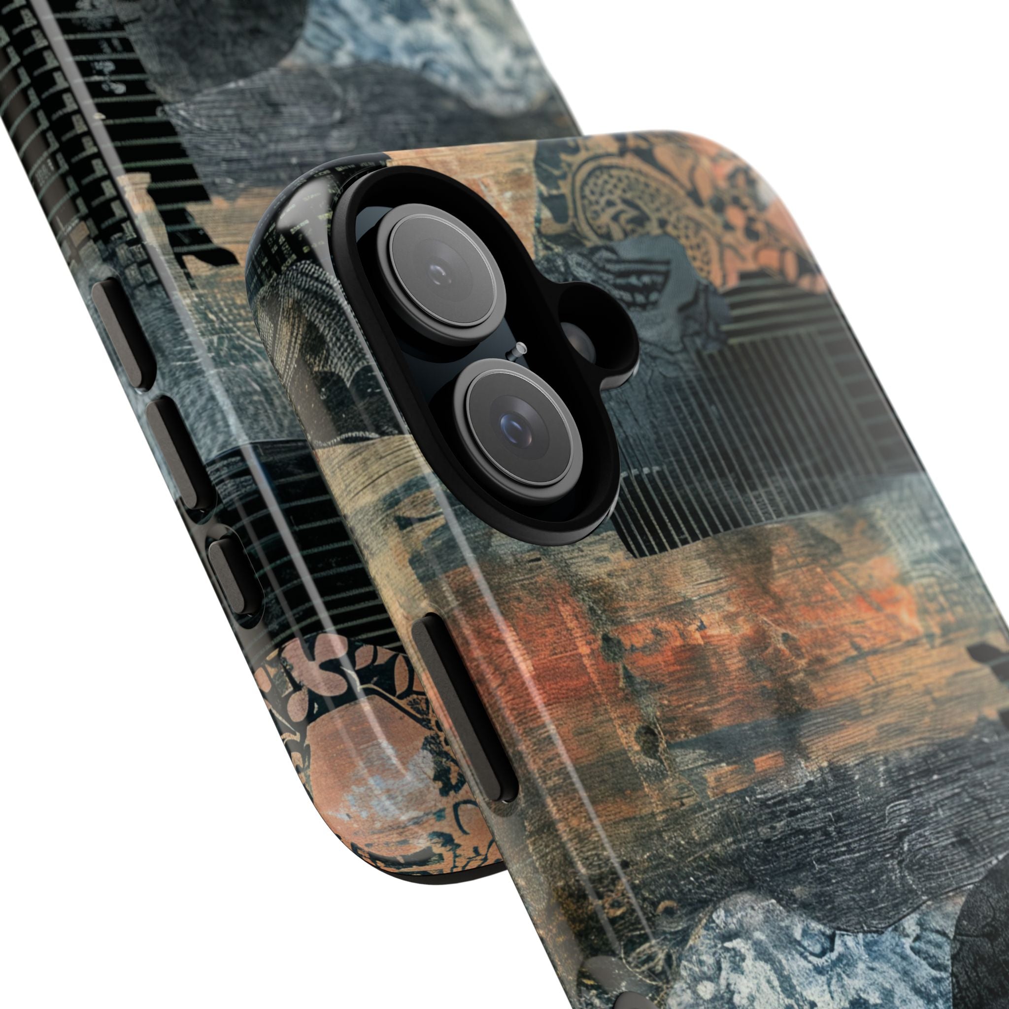 Rust Bloom Tangle iPhone 16 - Tough