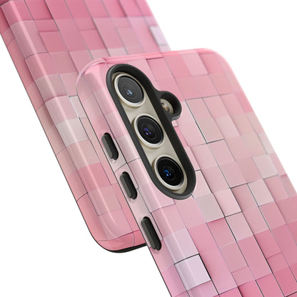 Gradient Pink Mosaic Samsung S24 - Tough Phone Case