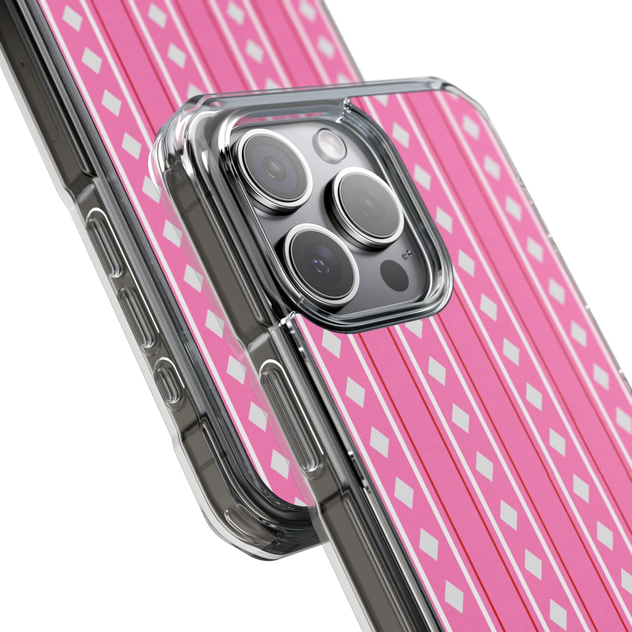 Pink Diamonds Symmetry iPhone Case - Impact