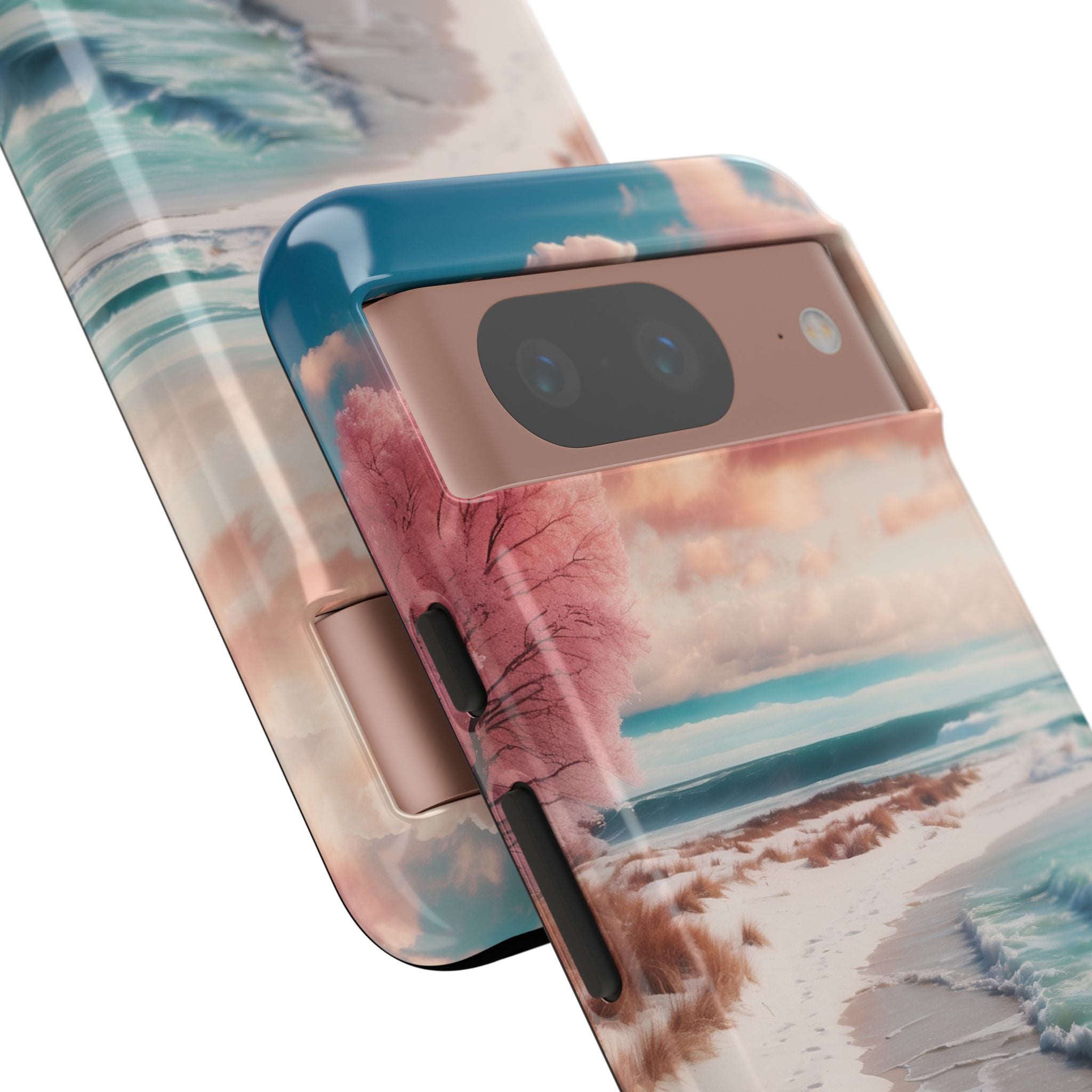 Pink Tree Breeze Google Pixel 8 Case - Tough