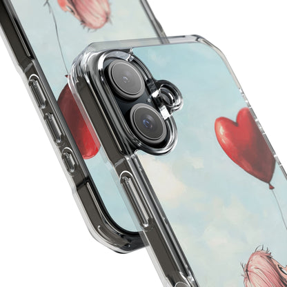 Heart Balloon Glow iPhone 15 Case - Impact