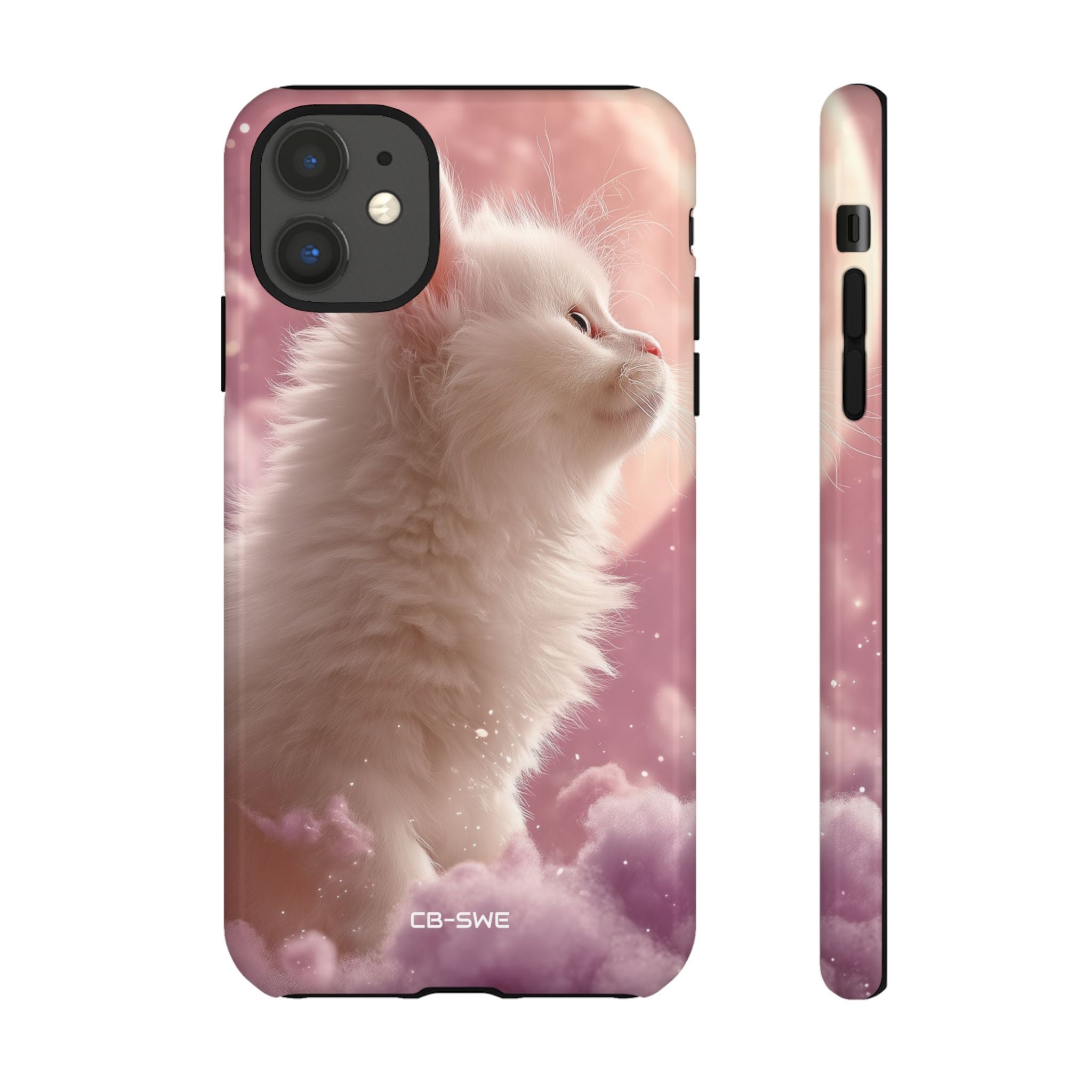 Lunar Cat Soars - iPhone Case