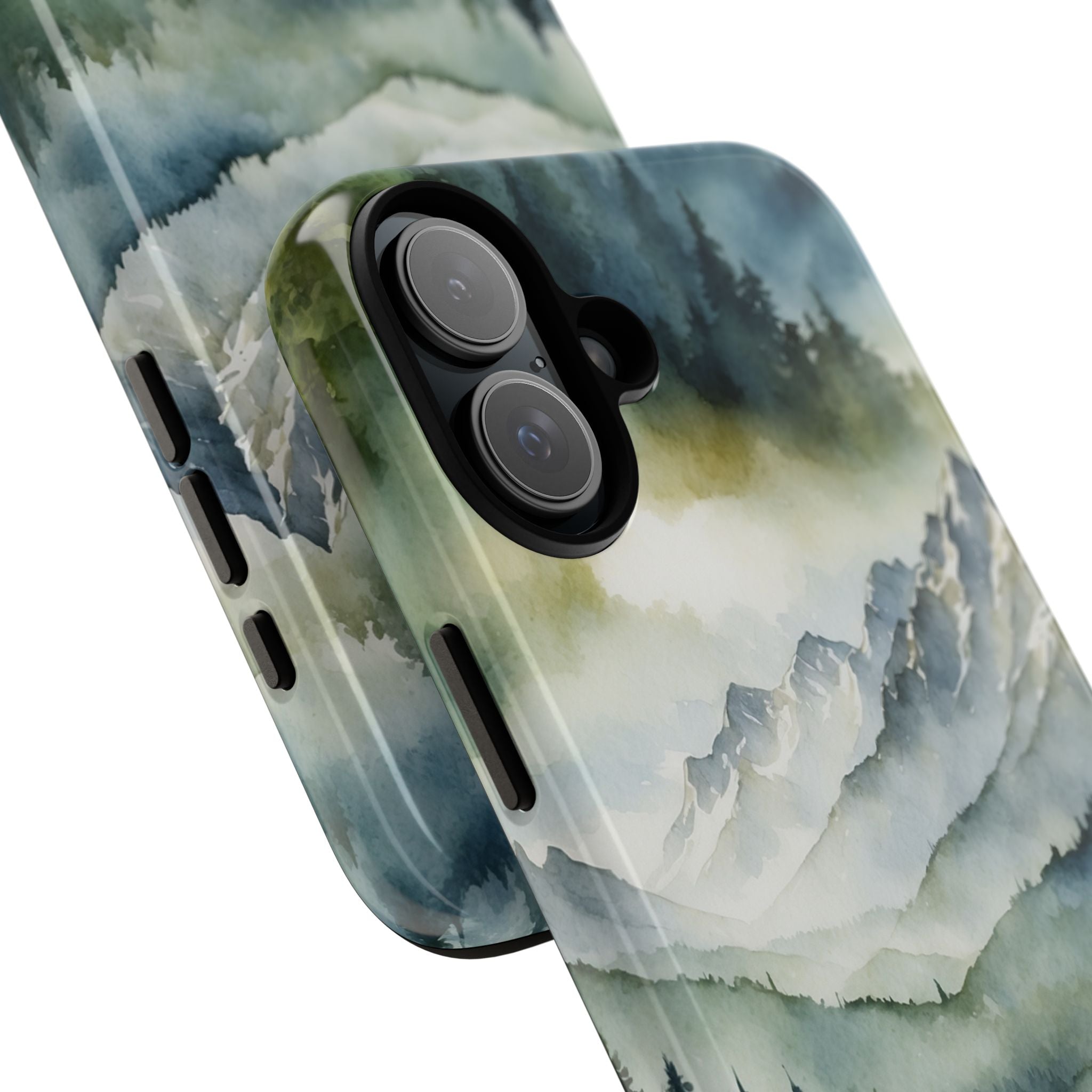 Misty Peaks Emerge - iPhone Case