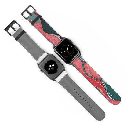 Leaf Spiral Pink - Watch Band
