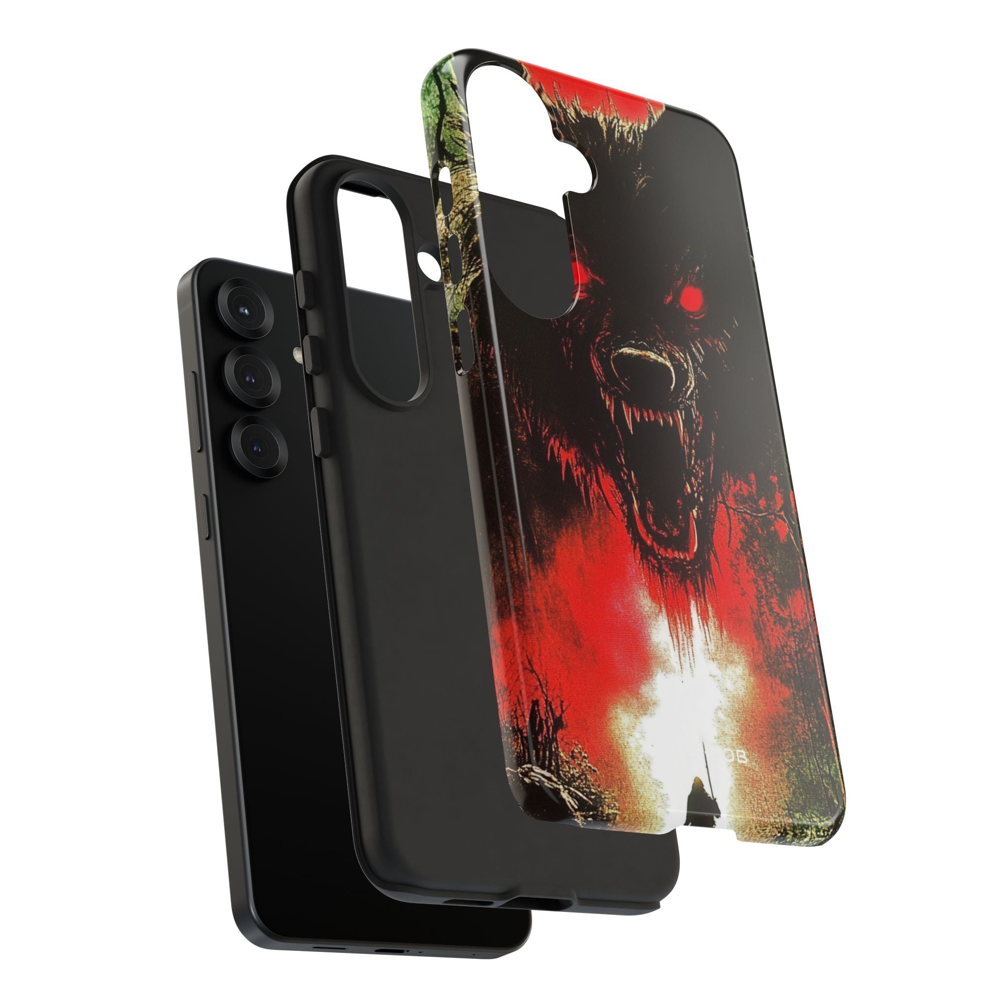 Crimson Wolf Samsung S25 Plus Case - Tough