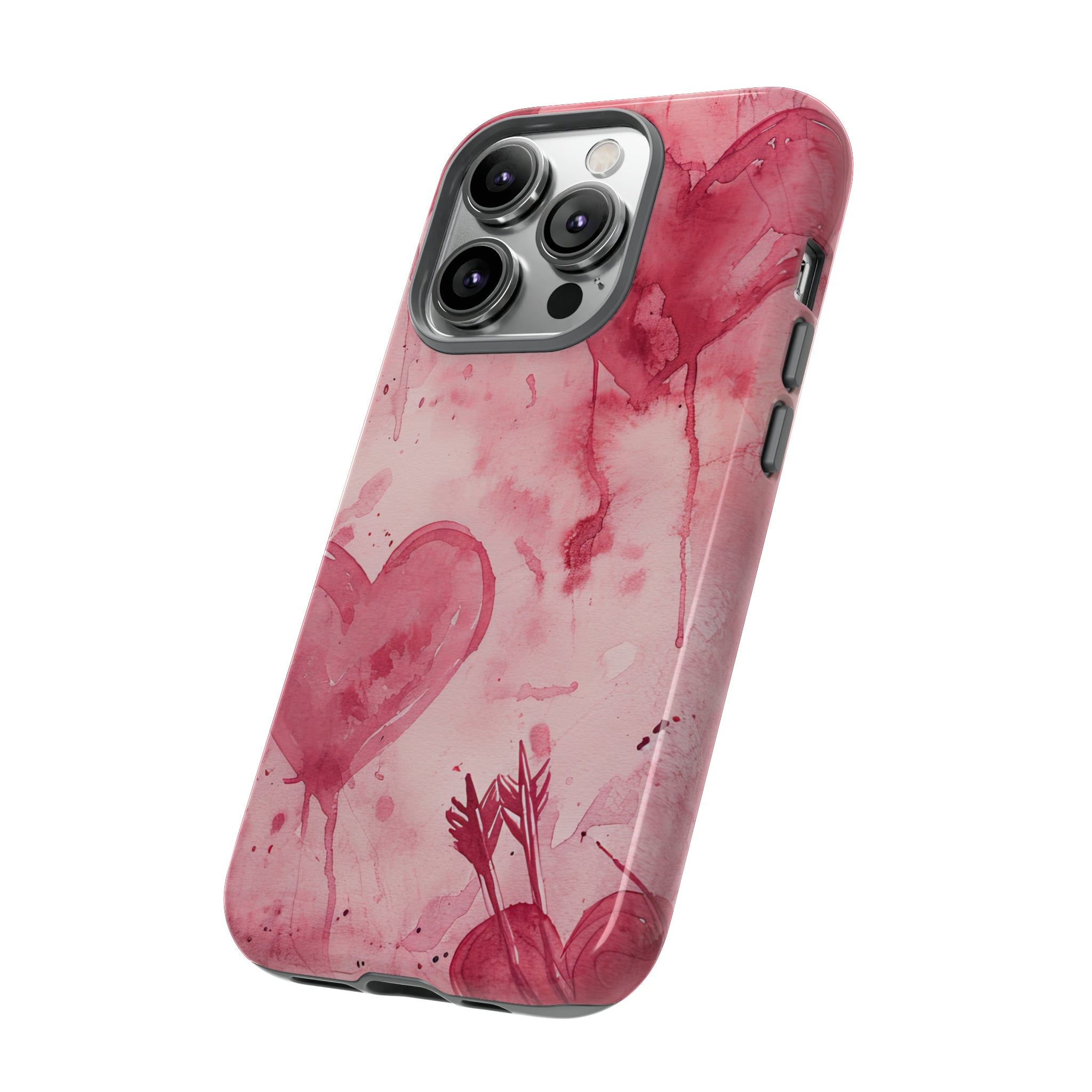 Cupid's Heart Entwined - Protective Phone Case