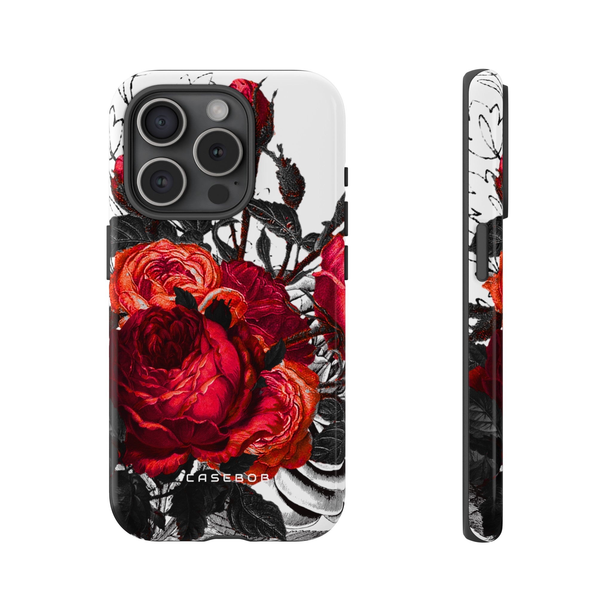 Serarose Gothic Flower - Protective Phone Case