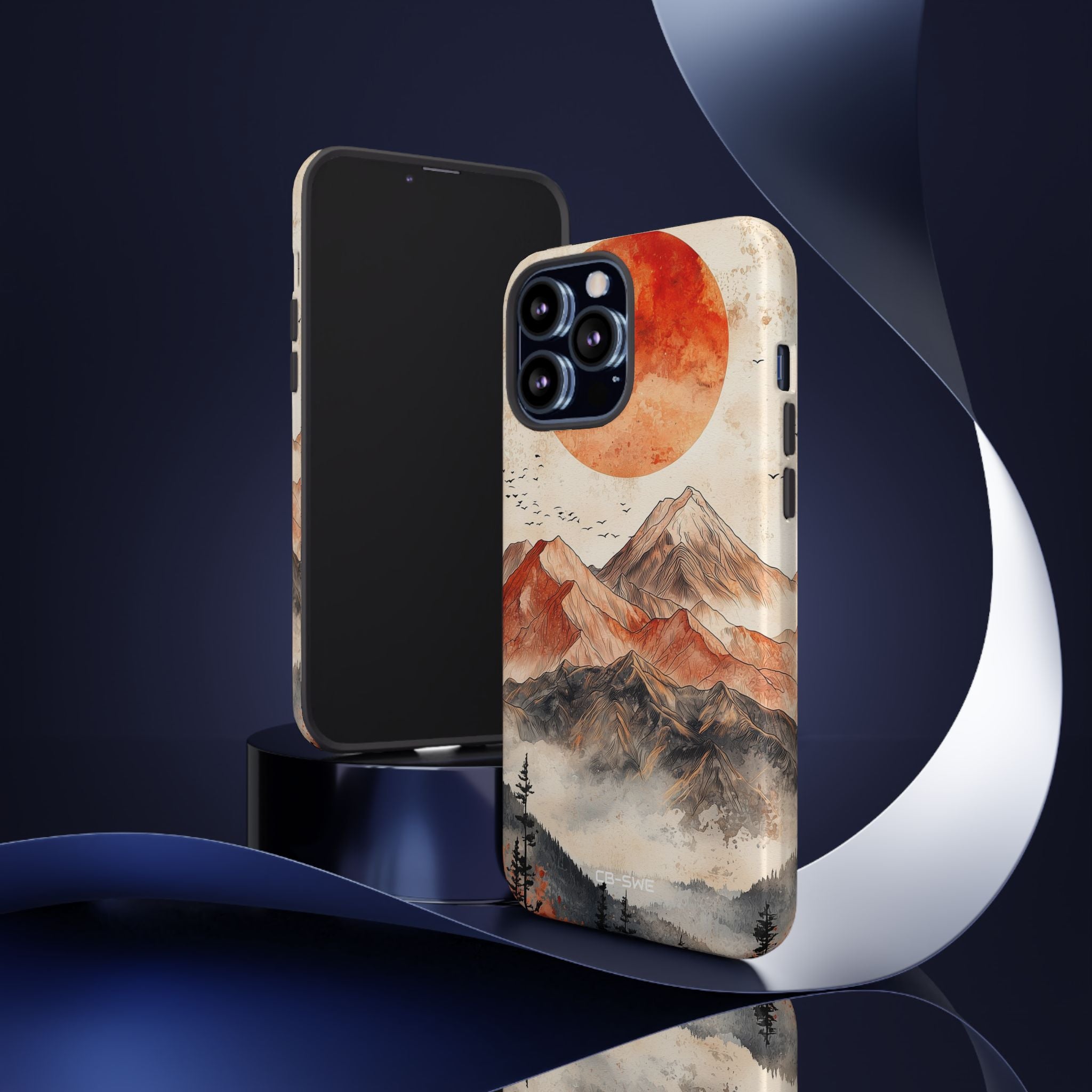 Mountains Greet Sun - iPhone Case