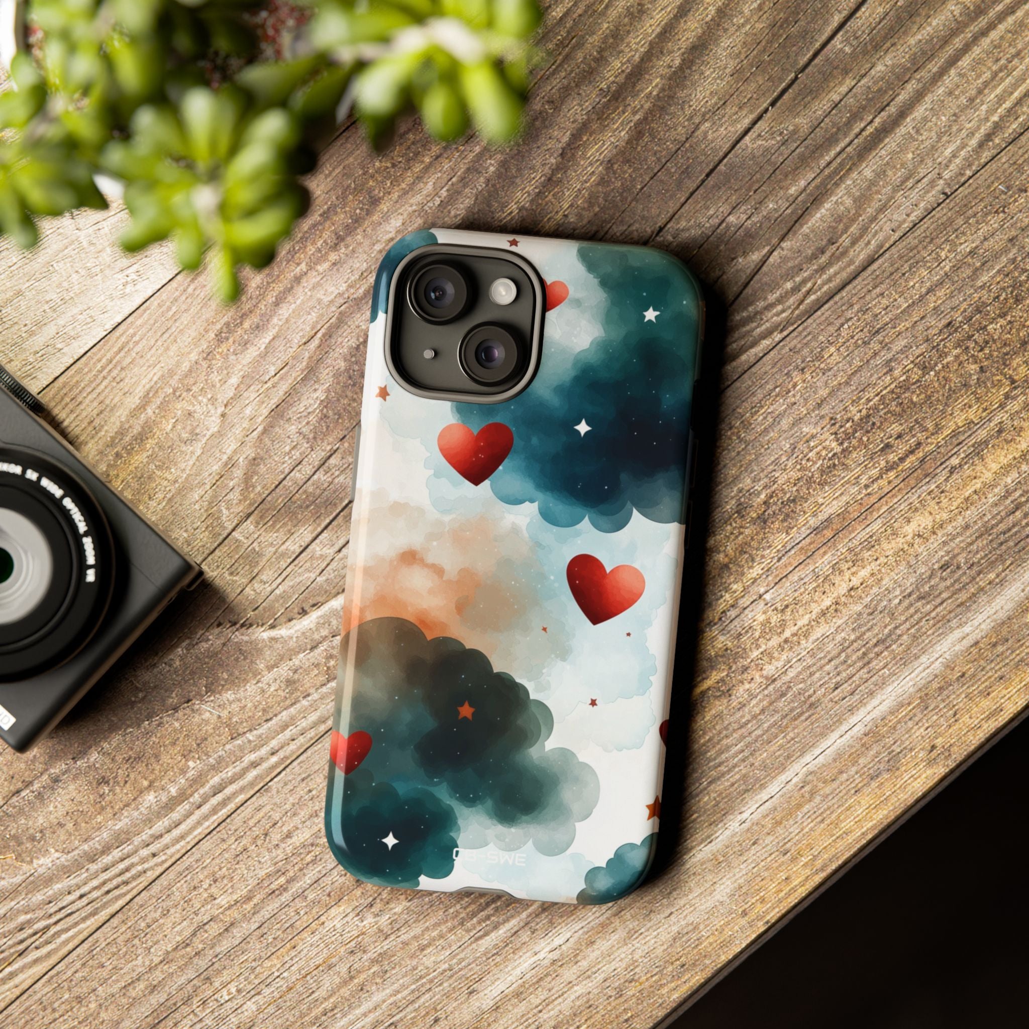 Floating Hearts Dance - iPhone Case