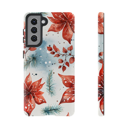 Poinsettias Bloom Bright - Samsung Case