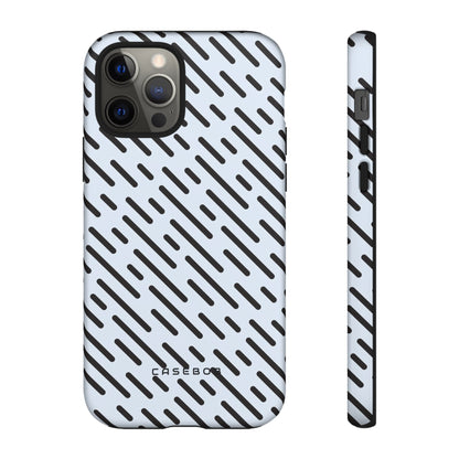 Monochrome Dash - Protective Phone Case