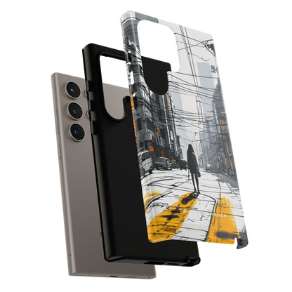 Urban Noir Streetscape Samsung S24 - Tough Phone Case