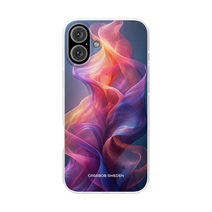 Violet Orange Flow - Flexi iPhone 16 Phone Case