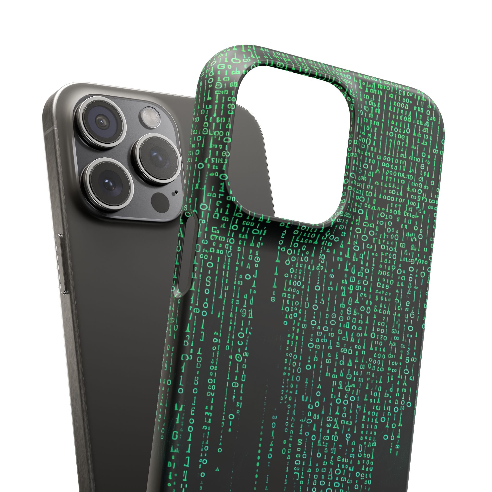 Matrix Gradient Flow iPhone 15 - Slim Phone Case