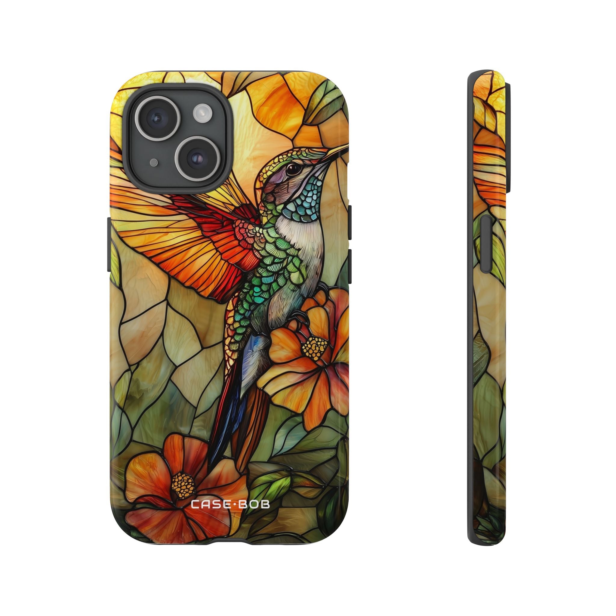 Hummingbird Radiance iPhone 15 Case - Tough