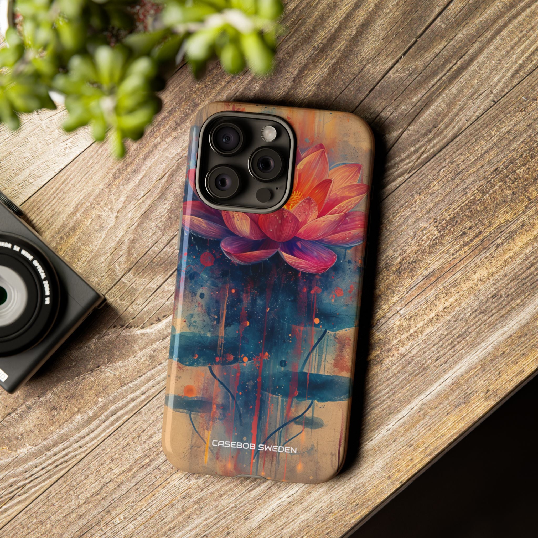 Lotus Blossom Art - Tough iPhone 15 Phone Case