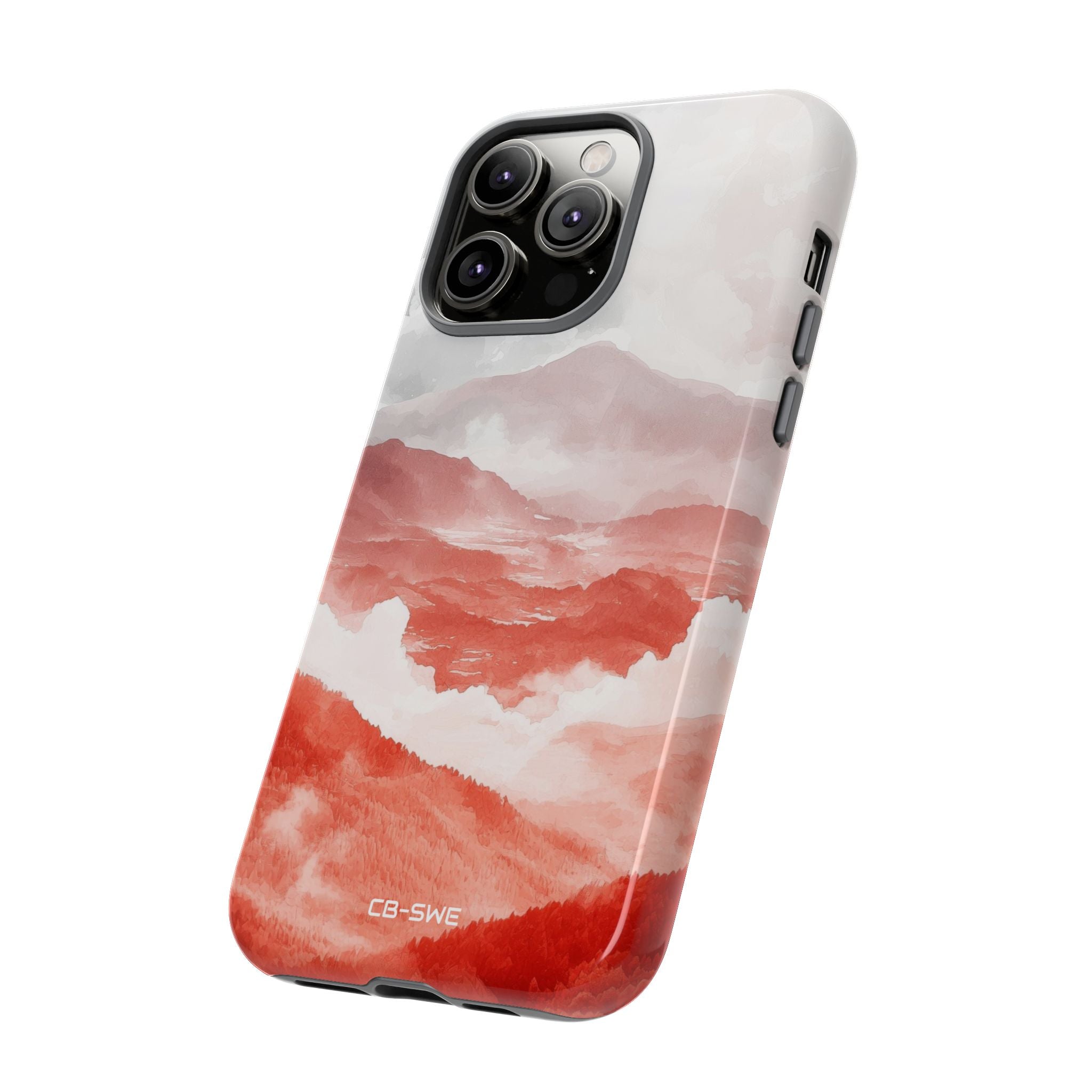 Mountain Flames Rise - iPhone Case