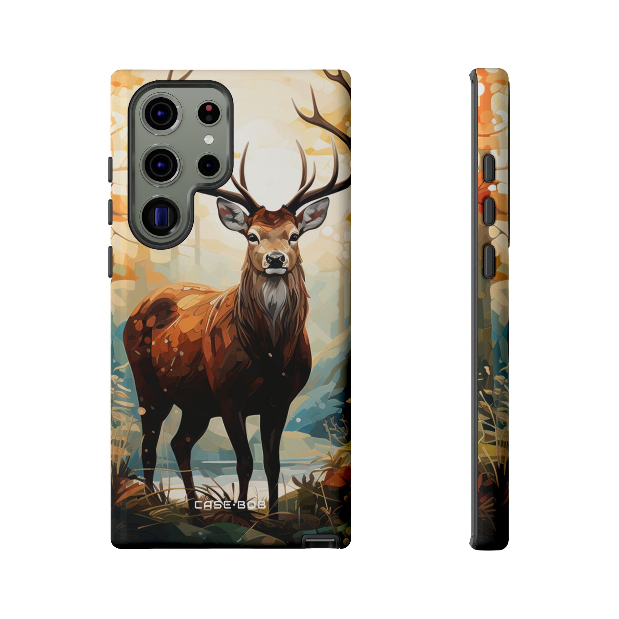 Glowing Stag Samsung S23 Ultra Case - Tough