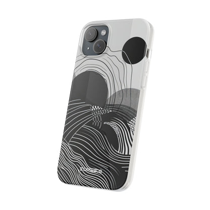 Monochrome Dynamics | Flexible Phone Case for iPhone