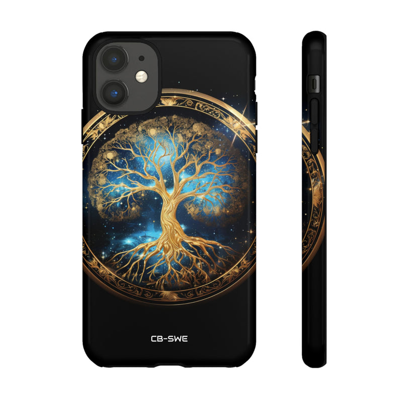 Cosmic Tree Radiance - iPhone Case