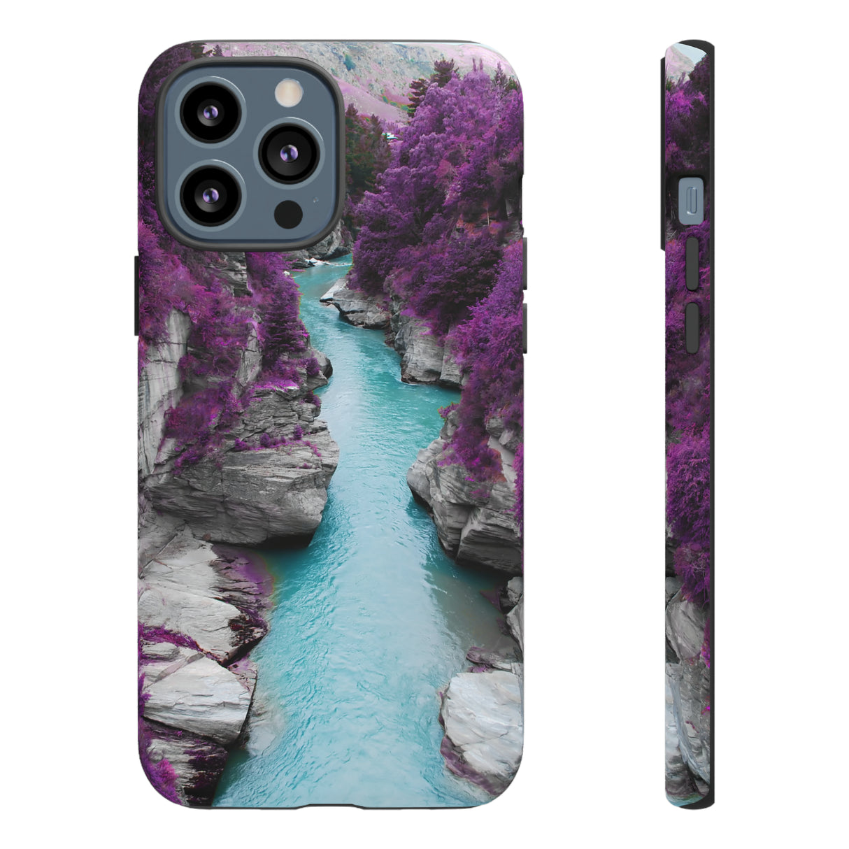 Purple Pine Forest - Protective Phone Case