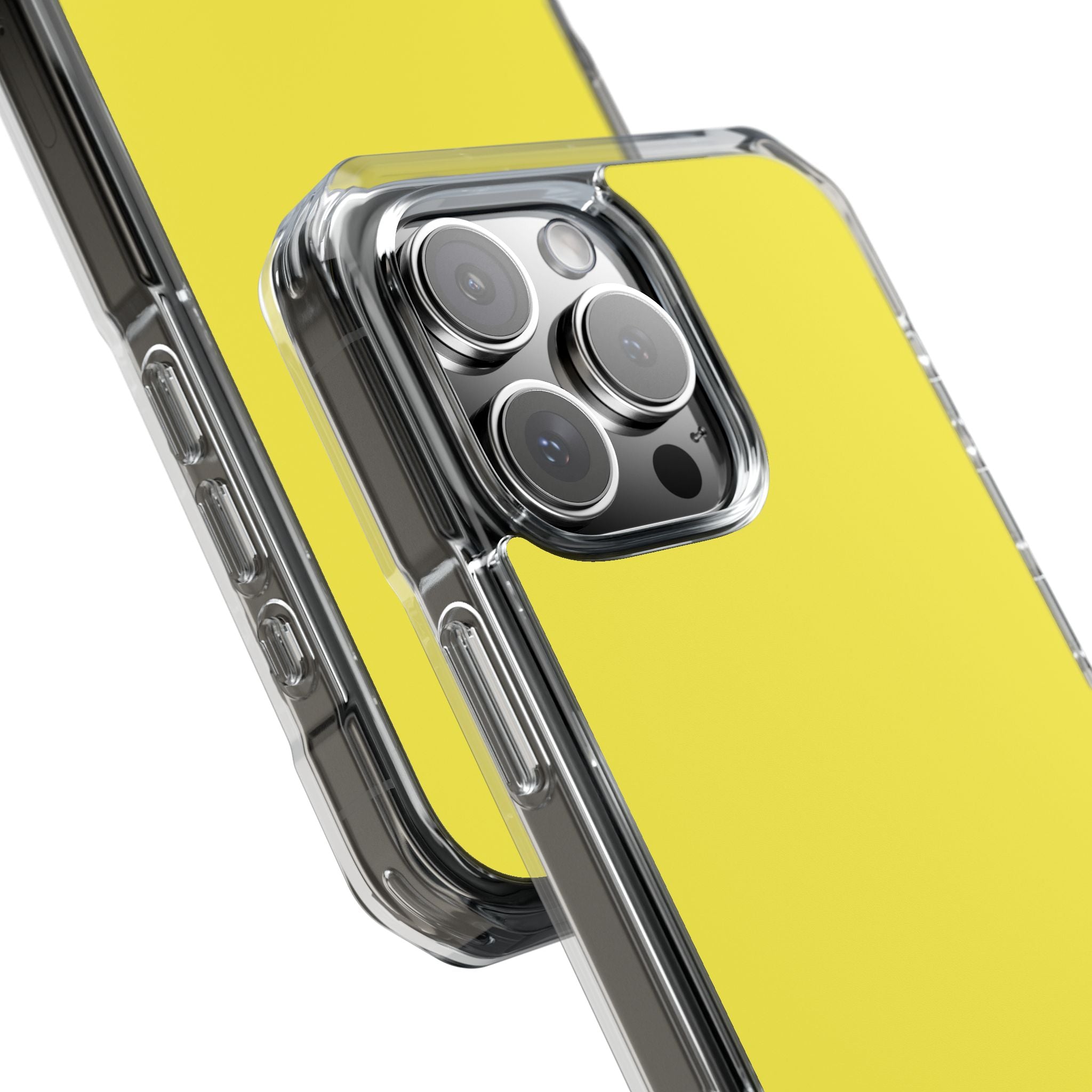 Lemon Yellow - Clear Impact iPhone 16 Phone Case