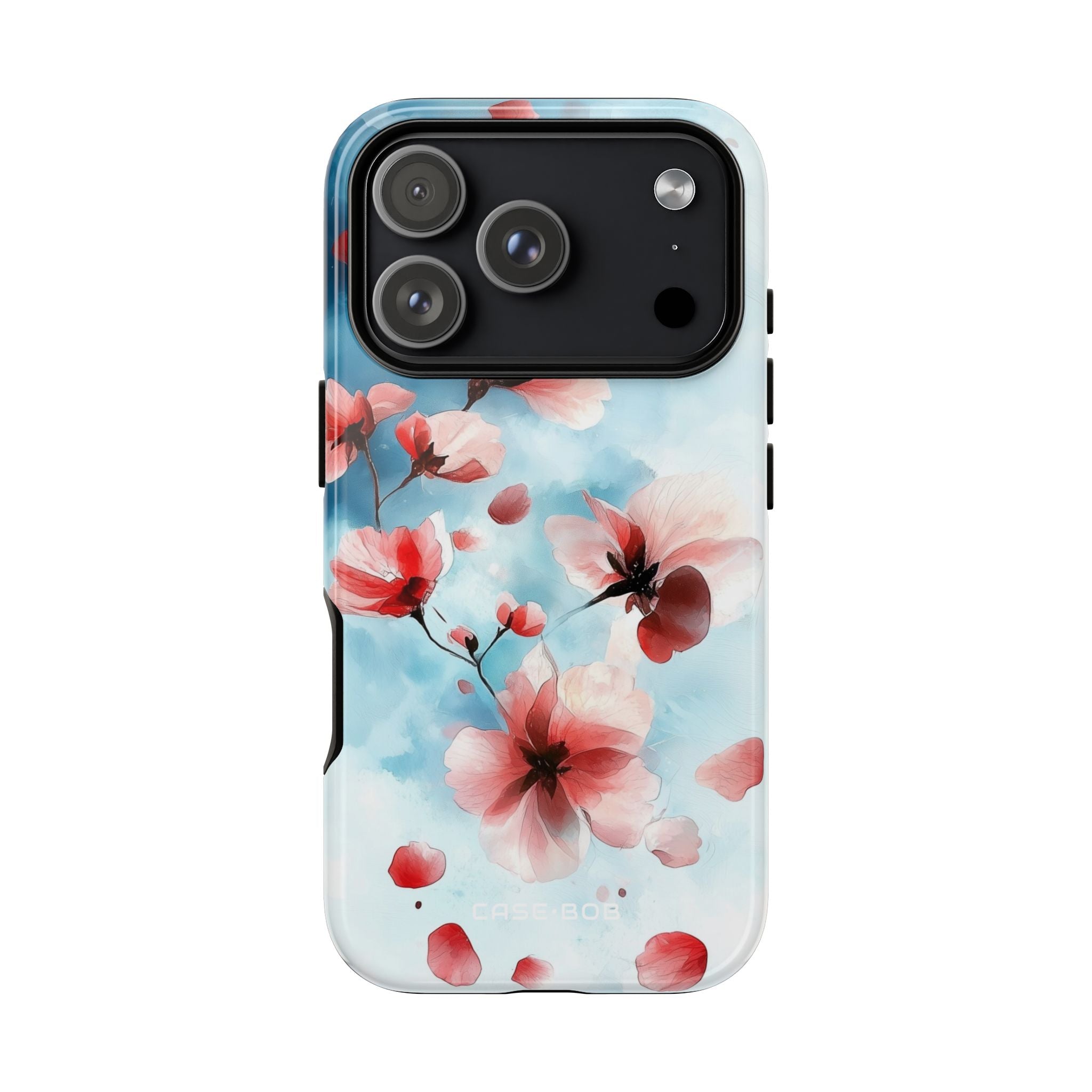 Pink Blossom Drift iPhone 17 Pro Case - Tough