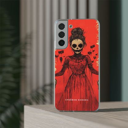 Haunting Scarlet Descent Samsung S22 - Flexi Phone Case