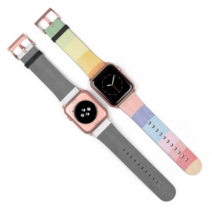 Pastel Rainbow Glow - Watch Band