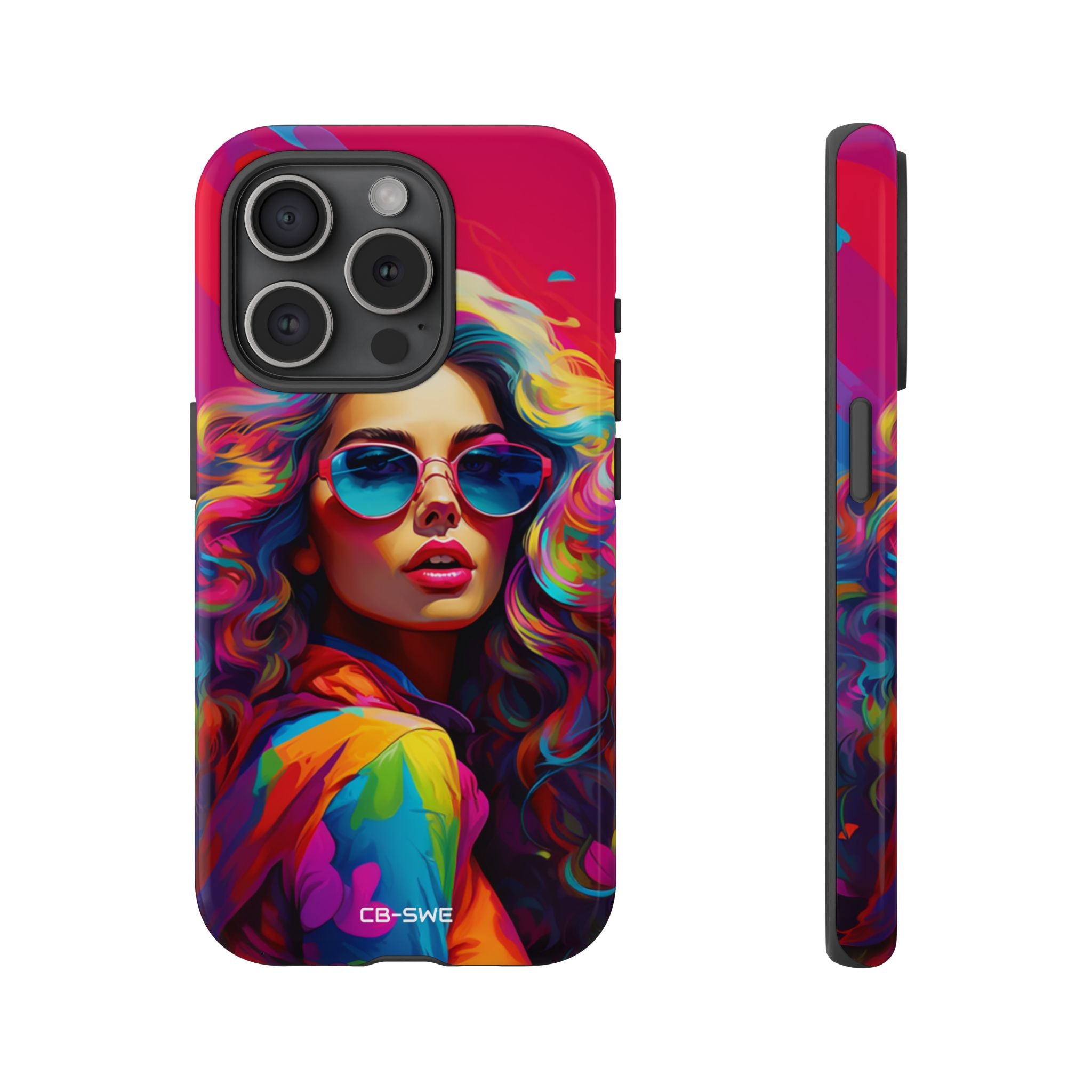 Surreal Color Fusion - iPhone Case