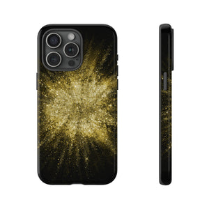 Gold Glitter Background - Protective Phone Case