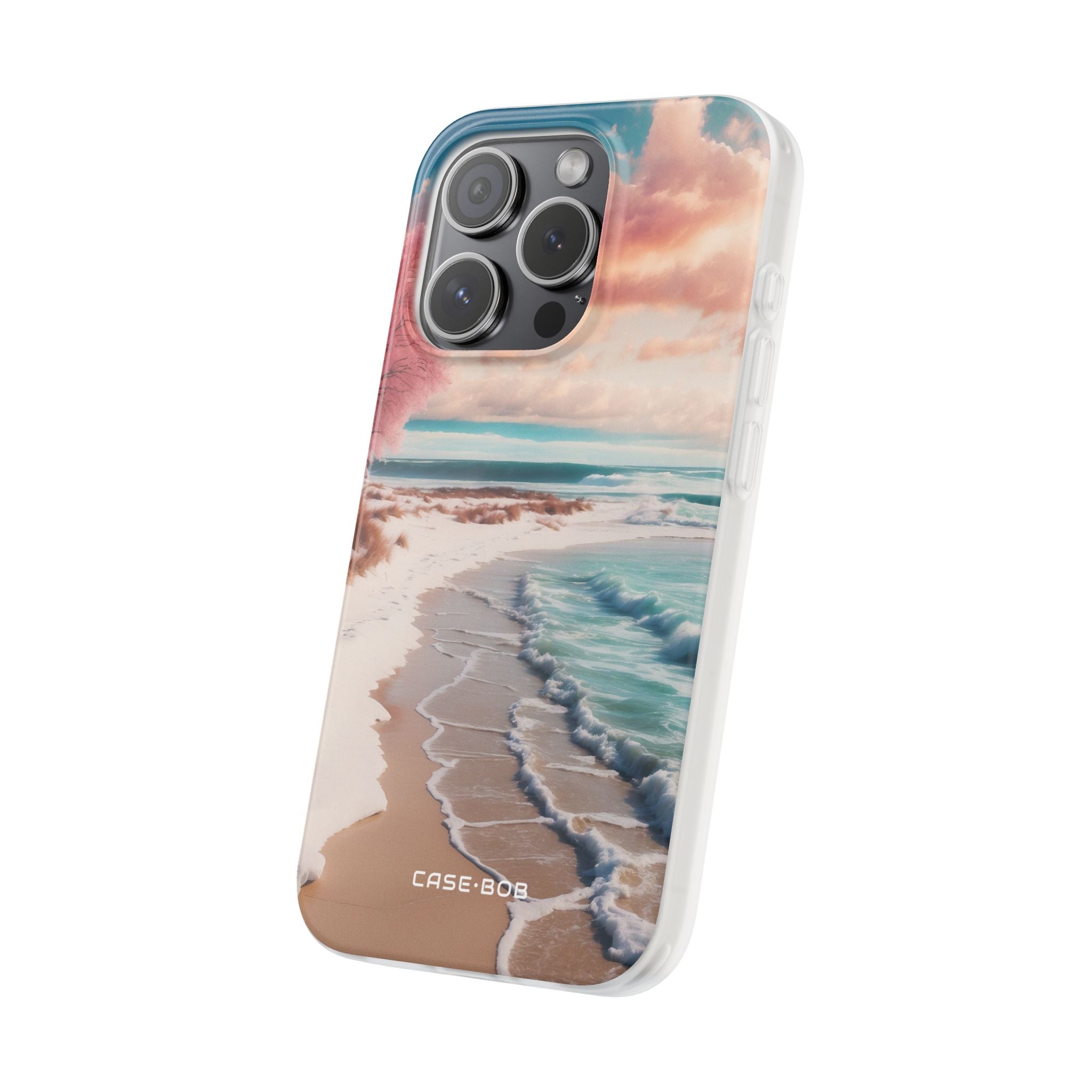 Pink Tree Breeze iPhone 15 Pro Case - Soft