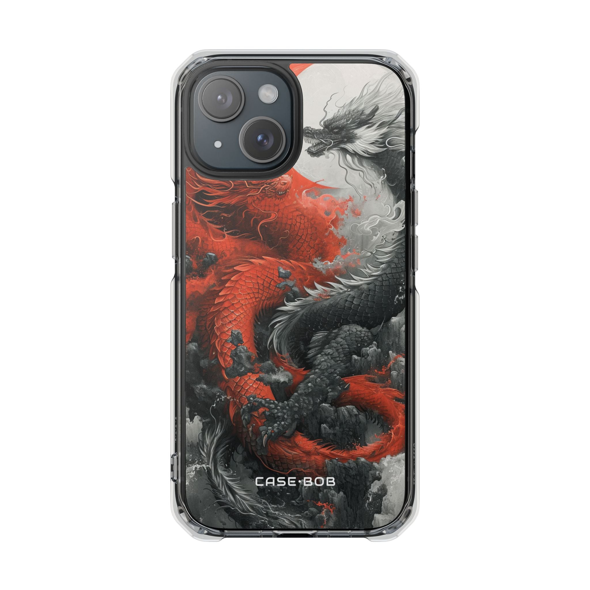Dragon Coil Crimson iPhone 15 Case - Impact